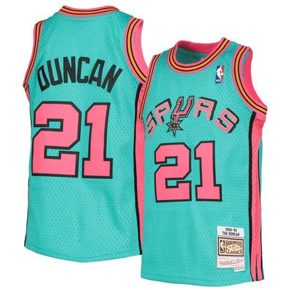 Tim Duncan San Antonio Spurs Retro Jersey