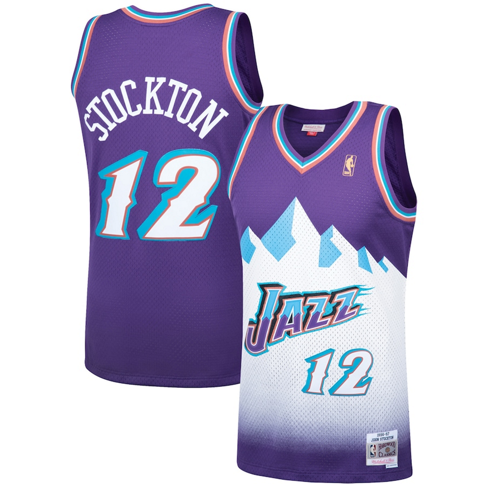 John Stockton Utah Jazz Retro Jersey