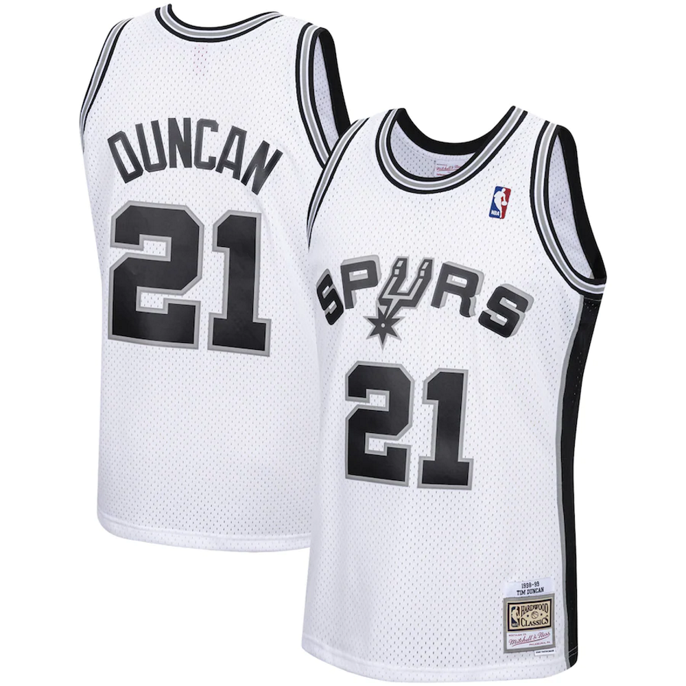 Tim Duncan San Antonio Spurs Retro Jersey